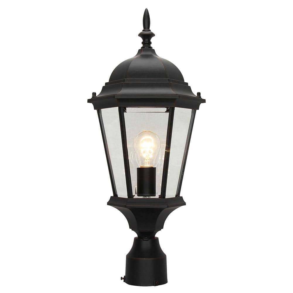 Joyce Oil Rubbed Bronze Dusk to Dawn Outdoor Lanterns Hardwired Lantern Sco
