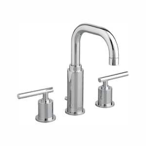 Serin 8 in. Widespread 2-Handle Bathroom Faucet in Polished Chrome