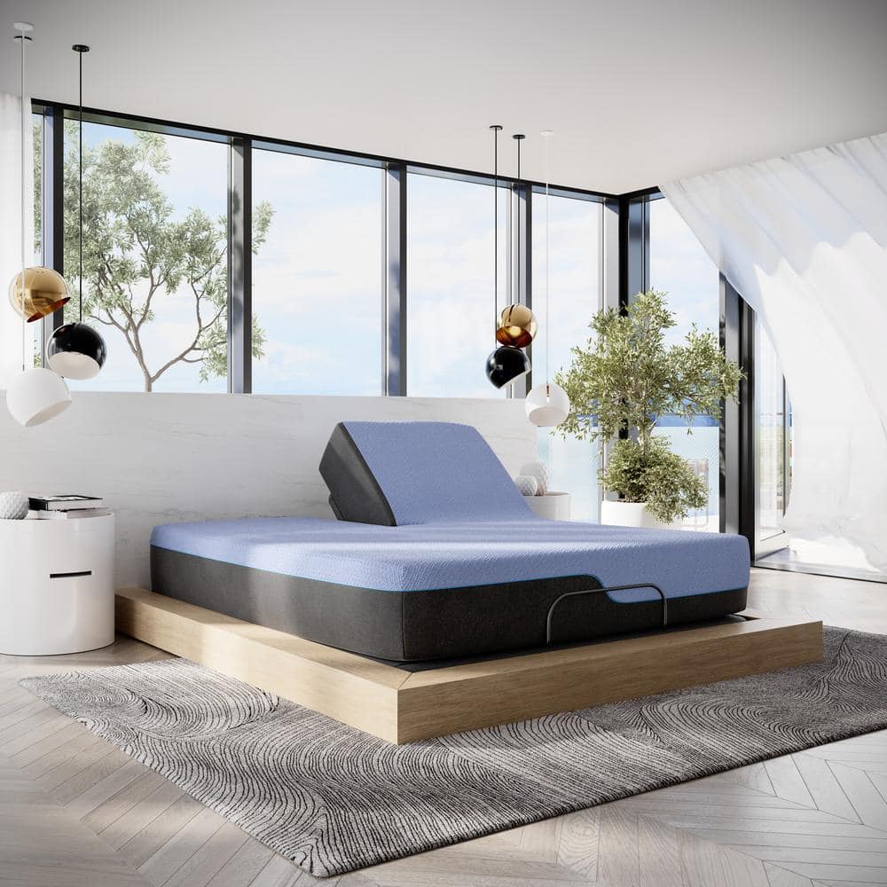 Bridgevine Home Flex Head King Size Medium Plush Comfort Hybrid Latex Foam 
