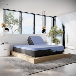 Bridgevine Home Flex Head King Size Medium Plush Comfort Hybrid Latex Foam and Coil 12 in. Bed-in-a-box Mattress