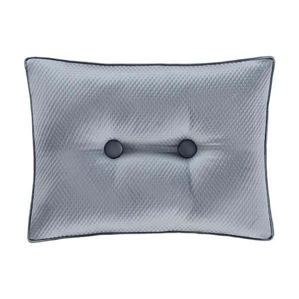Unbranded Bacoli Sterling Polyester Boudoir Decorative Throw Pillow 15 x 20 in.