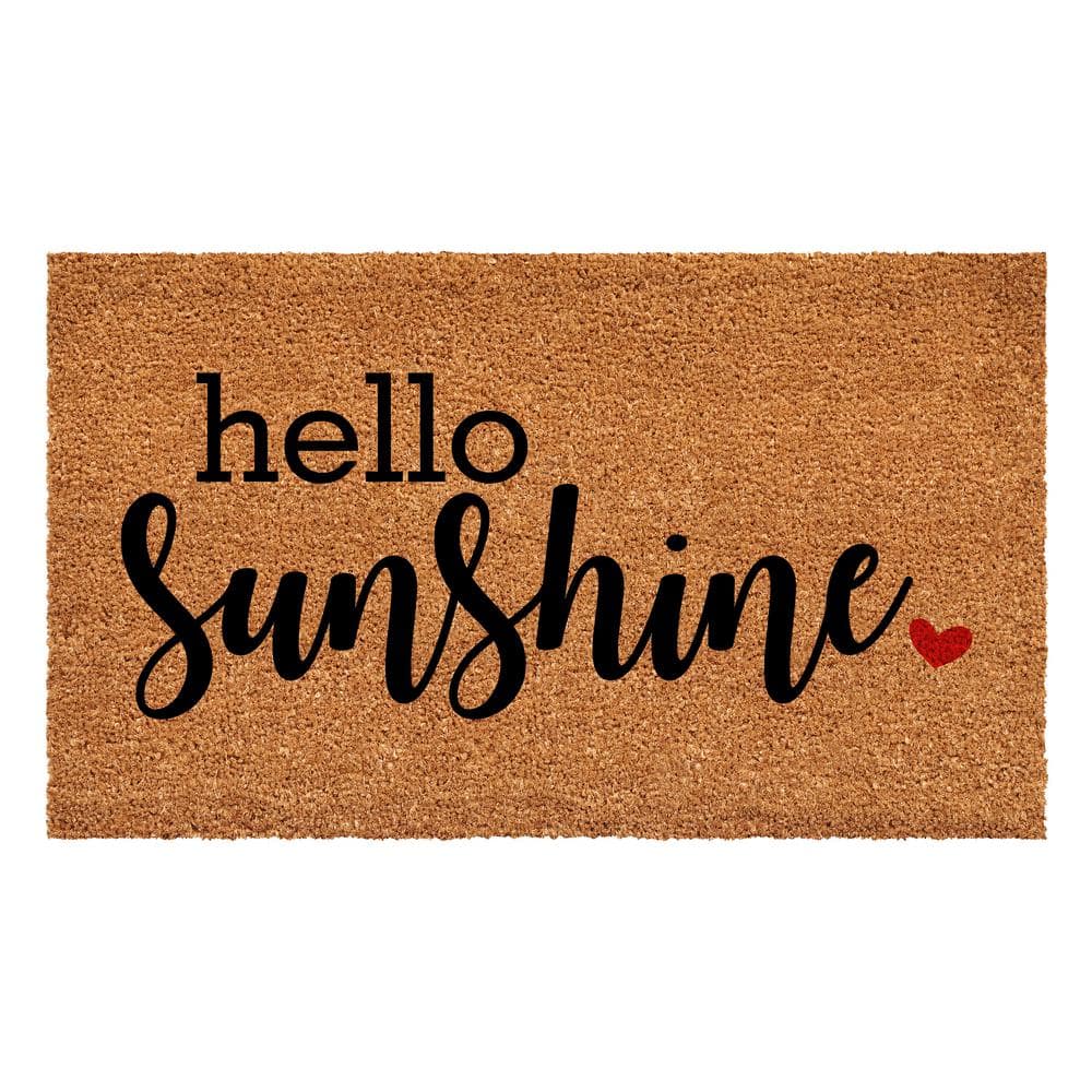 "Hello Sunshine Doormat, 17"" x 29""" price history on PriceWatchPro