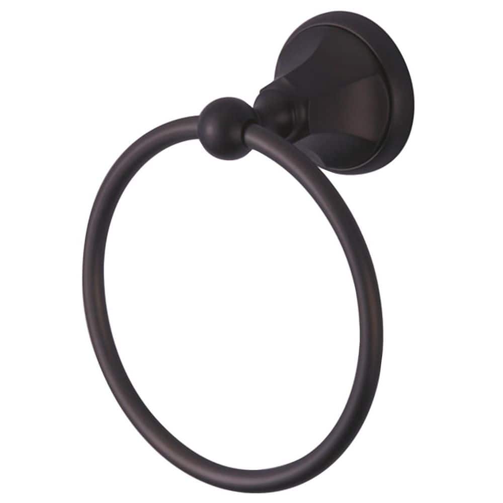 Kingston Brass Metropolitan Wall Mount Towel Ring in Oil Rubbed Bronze
