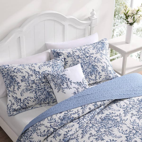 Laura Ashley Wisteria Floral Comforter Mini Set