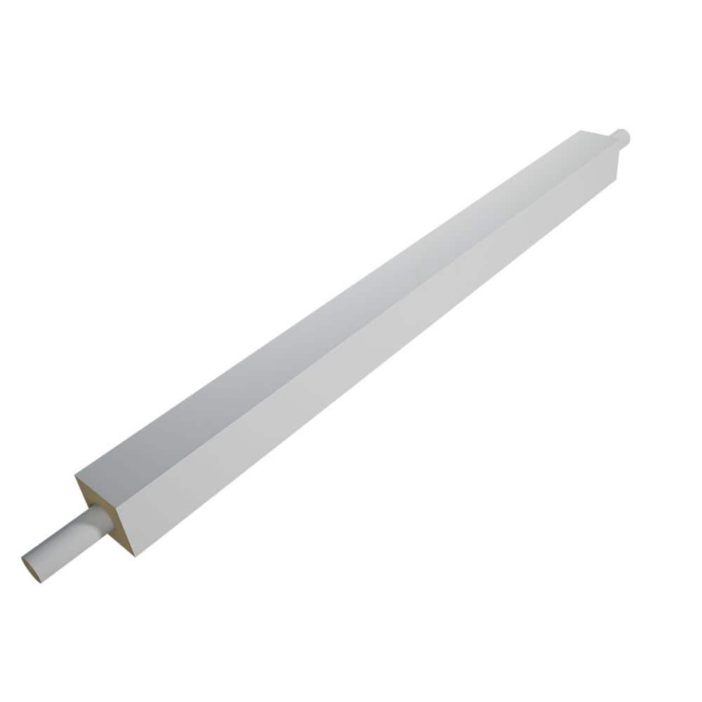 Endurathane White Resin Square Baluster, 24" Height
