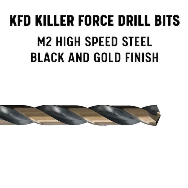 Drill America Heavy Duty High Speed Steel Jobber Drill Bit Set (60
