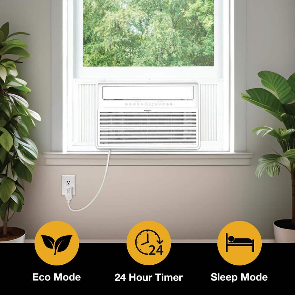 18,000 BTU White Window Inverter Air Conditioner with Remote