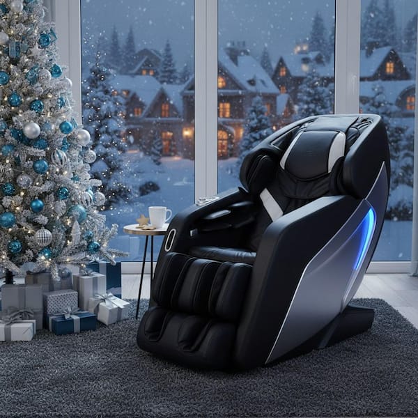 Acro HD Series Black Smart 3D Massage Chair with Body Scan, Voice Controls, Smart Learning, Bluetooth and Zero Gravity