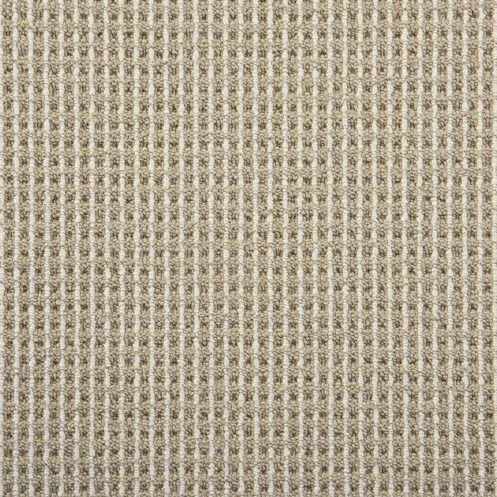 6 in. x 6 in. Loop Carpet Sample - Shenadoah Stripe - Color Plains/Ivory price history on PriceWatchPro