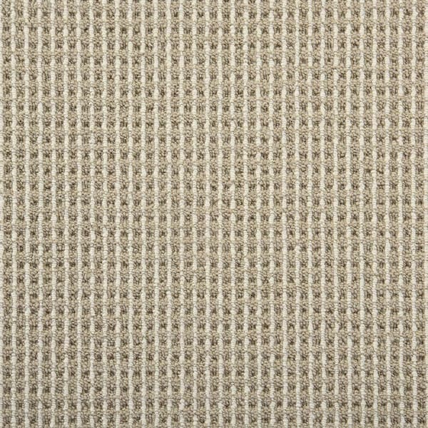 Shenadoah Stripe Plains/Ivory Custom Area Rug with Pad