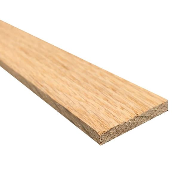 1/4 in. x 2 in. x 4 ft. Hobby Board Kiln Dried S4S Oak Board (40-Piece)