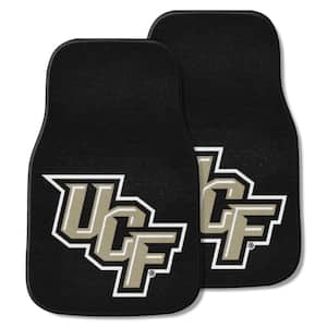 University of Central Florida 18 in. x 27 in. 2-Piece Carpeted Car Mat Set