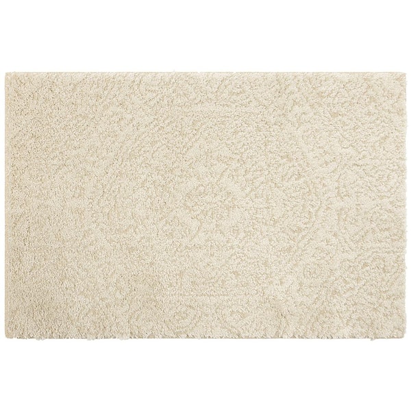 Mohawk Home Francesca Cream 2 ft. x 3 ft. Shag Area Rug