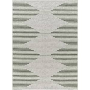 Peroti Green Diamond 5 ft. x 8 ft. Indoor/Outdoor Area Rug