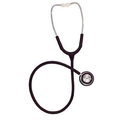Signature Series Stainless Steel Stethoscope for Adult in Black