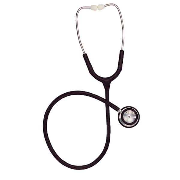 MABIS Signature Series Stainless Steel Stethoscope for Adult in Black