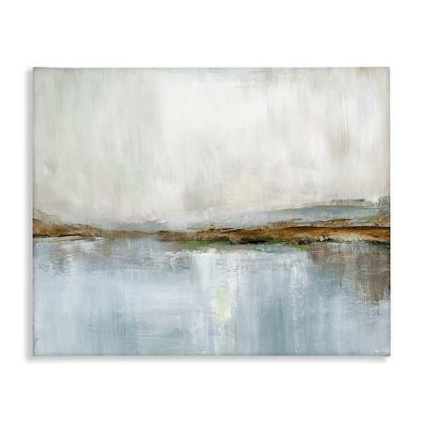 Cloudy Abstract Landscape Scene by Nan Unframed Graphic Art Print Abstract 30 in. x 24 in.