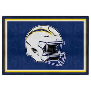 Los Angeles Chargers Navy 5 ft. x 8 ft. Plush Area Rug
