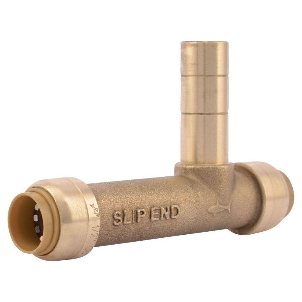 1/2 in. Push-to-Connect x Push-to-Connect x CTS Brass Tee Fitting price history on PriceWatchPro