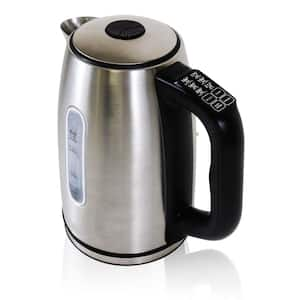 Brentwood 6.3-Cup Stainless Steel Electric Cordless Tea Kettle 1000w  (Brushed) 98583240M - The Home Depot