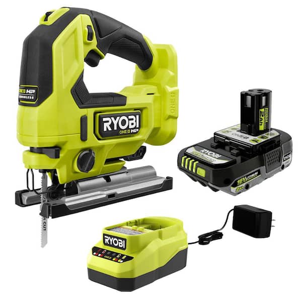 ONE+ HP 18V Brushless Cordless Jigsaw Kit with 2.0 Ah HIGH PERFORMANCE Battery and Charger