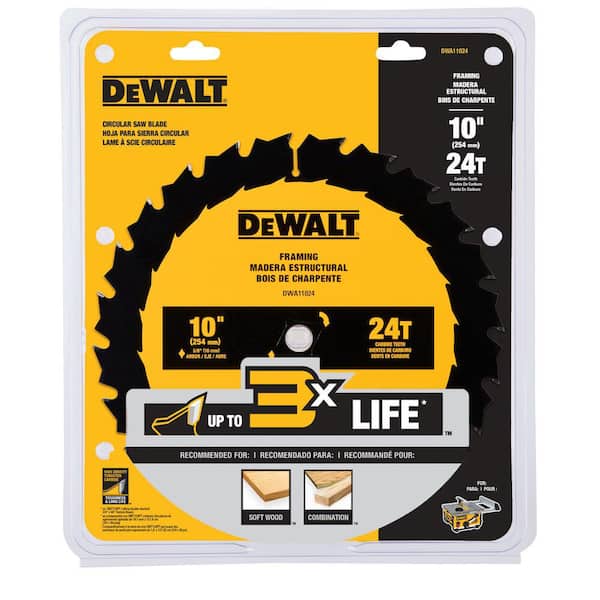10 in. 24-Tooth Table Saw Blade