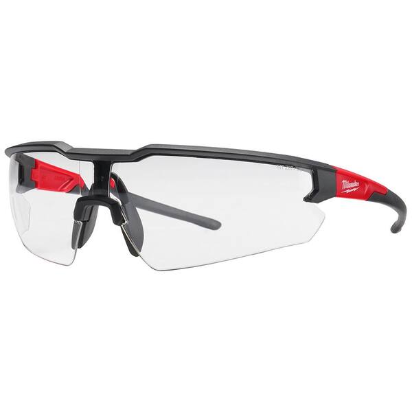Milwaukee Safety Glasses with Clear Anti-Scratch Lenses (12-Pack