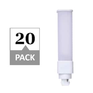 26-Watt Equivalent CFLNI Horizontal G24D PL LED Light Bulb in Daylight (20-Pack)