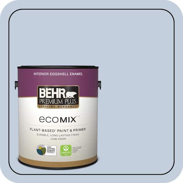 1 gal. #PPU15-17 Monet Eggshell Enamel EcoMix Plant-Based Interior Paint & Primer