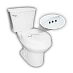 Penguin Toilets 2-piece 1.28 GPF Single Flush Round Toilet