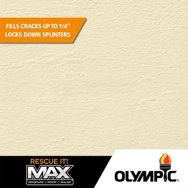 Olympic Rescue It 1 gal. SC-1078 Snowflake Exterior Deck Resurfacer and Primer with Sealer