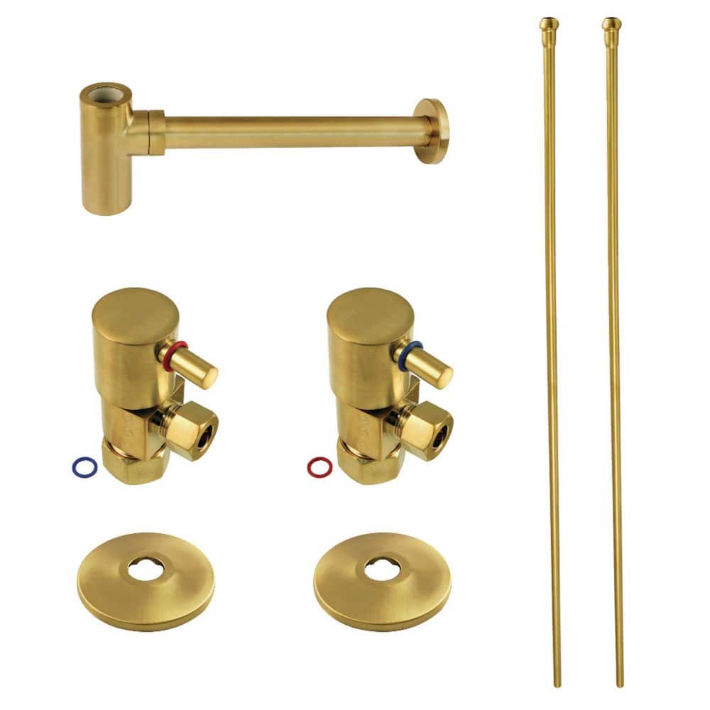 Trimscape Modern Made of Brass Plumbing Sink Trim Kit with Bottle Trap in Brushed Brass price history on PriceWatchPro