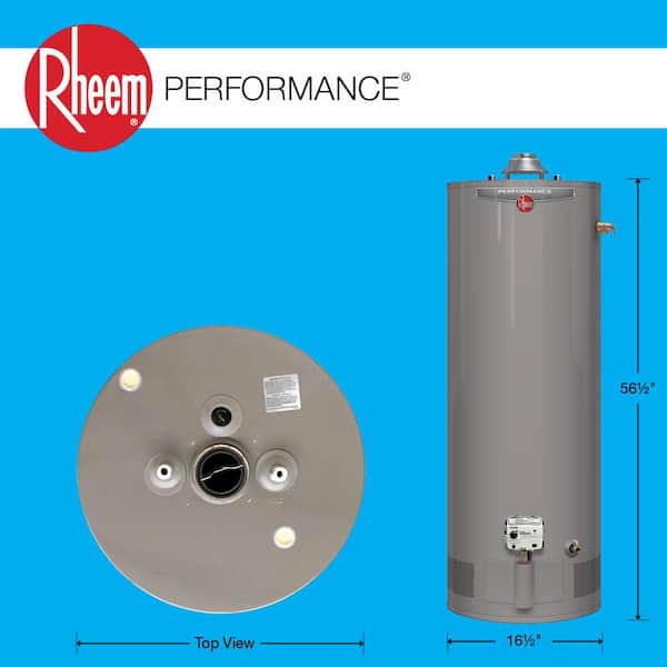 Rheem Performance 29 Gal. Tall 32,000 BTU Natural Gas Water Heater