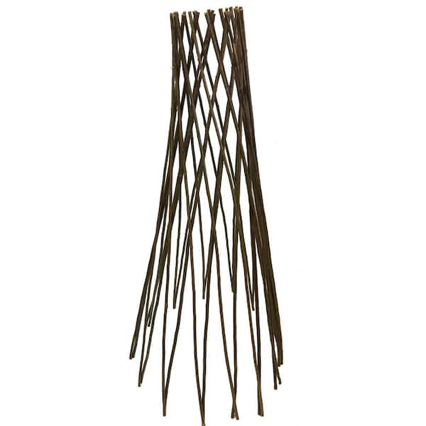 60 in. H Willow Round Teepee Trellis