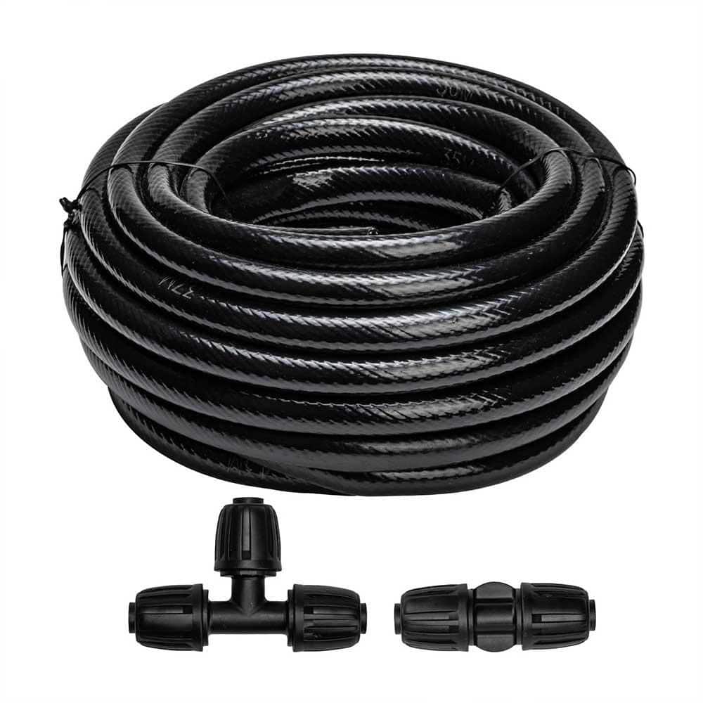 40 ft. 1/2 in. Drip Irrigation Tubing Main Line Hose with Connectors for Garden Watering System price history on PriceWatchPro