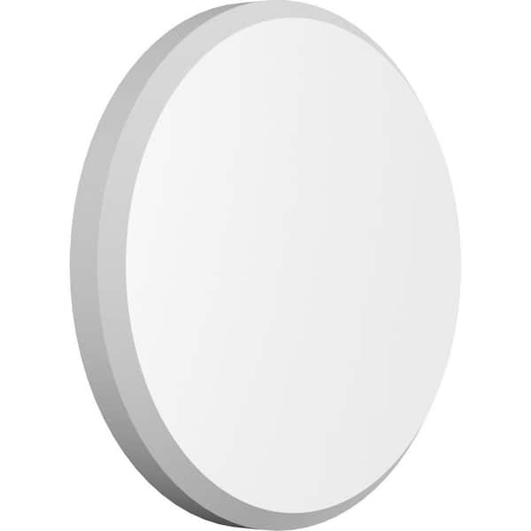 Ekena Millwork 7 in. W x 7 in. H x 3/4 in. P Standard Grayson Rosette with Beveled Edge (4-Pack)