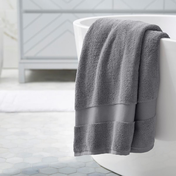 StyleWell HygroCotton Stone Gray 6-Piece Bath Towel Set AT17642_Stone G -  The Home Depot