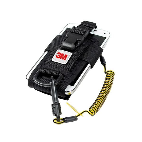 3M 0.75 in. x 4.5 in. Adjustable Radio Cell Phone Holster in Black