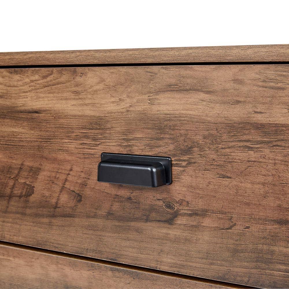 Brooklyn 59'' Brown Acacia Sideboard with Metal Legs