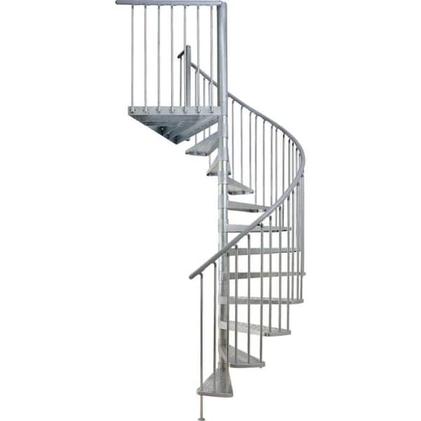 Dolle Toronto 61 in. 13-Tread Spiral Staircase Kit