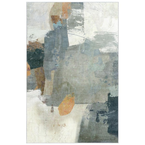 Empire Art Direct Multi-Colored 5 ft. x 8 ft. Interstellar Washable Abstract Art Area Rug