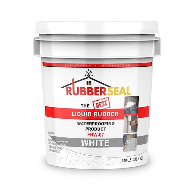 1 Gal. White Liquid Rubber Waterproof Coating Waterproofing Sealant