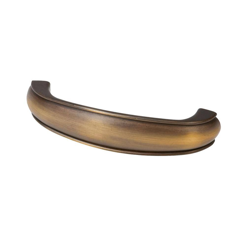 Sydney 3 1/2" Vintage Brass Arch Pull with Mounting Hardware