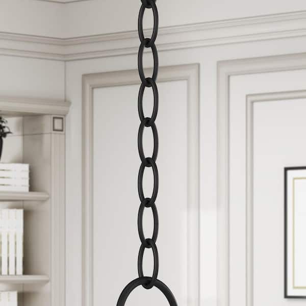 AVIANCE LIGHTING Accessories 3 ft. Black Heavy-Duty Decorative Chain