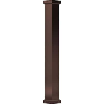 Pole-Wrap 3.5-in x 18-in MDF Column Shelves 87Ds35