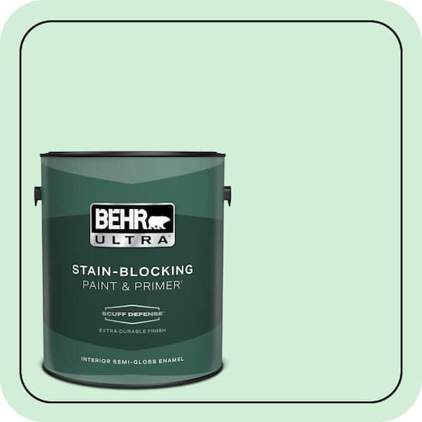 BEHR ULTRA 1 gal. #P400-2 End of the Rainbow Extra Durable Semi-Gloss Enamel Interior Paint & Primer