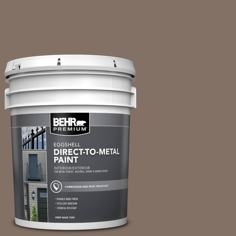 BEHR PREMIUM 5 gal. PPU517 Cardamom Spice Eggshell Direct to Metal
