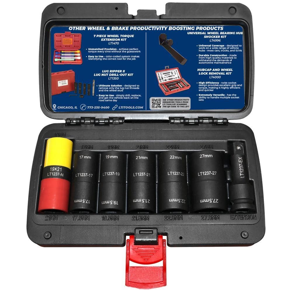 Milton 1/2 in. Drive Flip Rachet and Socket Set (7-Piece) For