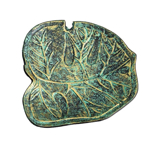 Nearly Natural 10in. Leaf Shaped Decorative Accent Tray