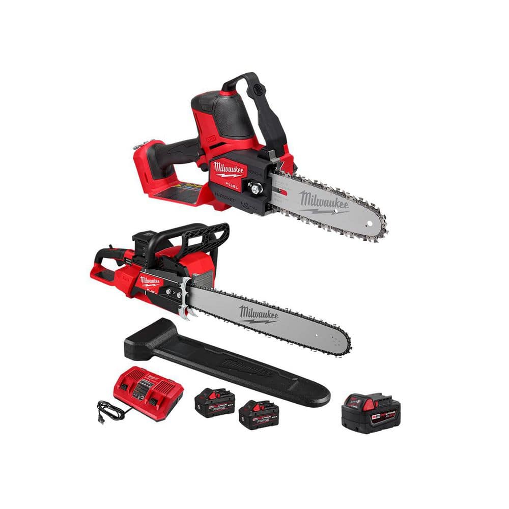 M18 FUEL 18V Lithium-Ion Brushless Battery 8 in. HATCHET Mini Chainsaw w M18 5.0 Ah Battery, M18 Dual Battery Chainsaw price history on PriceWatchPro